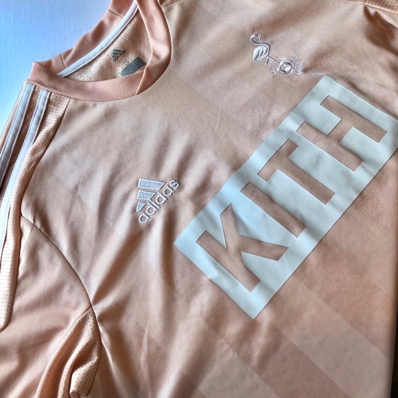 KITH x ADIDAS Soccer Flamingos Home Game Jersey - Picture 6 of 14